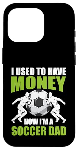 Hülle für iPhone 16 Pro Fußball Papa Vatertag von Soccer Dad Gift for Men