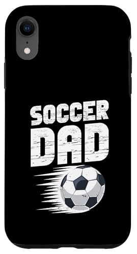 Hülle für iPhone XR Fußball Papa Vatertag von Soccer Dad Gift for Men