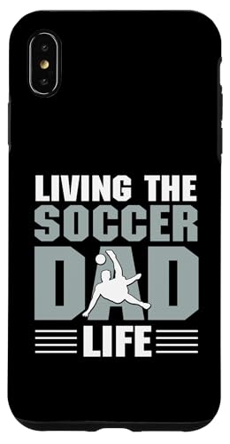 Hülle für iPhone XS Max Fußball Papa Vatertag von Soccer Dad Gift for Men