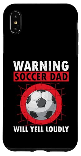 Hülle für iPhone XS Max Fußball Papa Vatertag von Soccer Dad Gift for Men