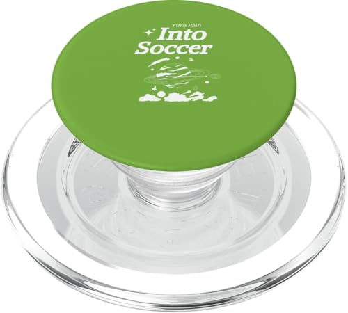 Verwandeln Sie Schmerzen in Fußball PopSockets PopGrip für MagSafe von Soccer Stuff