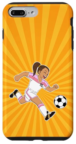 Hülle für iPhone 7 Plus/8 Plus Toll! Ich bin 15 Ich baue Blöcke I Mädchen 15. Fußball-Geburtstag von Soccer & Building Bricks Toys Gifts for Kids