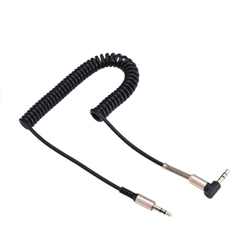 Audiokabel 3,5 mm Aux-Kabel von Stecker zu Stecker L-förmiges und I-förmiges einziehbares Kabel für Auto-Audio-Kopfhörer Audiokabel 3,5 mm Aux-Kabel von Stecker zu Stecker L-förmiges und I-förmiges einziehbares Kabel für Auto-Audio-Kopfhörer von Socobeta