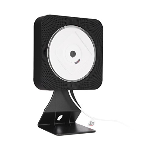 Socobeta DVD-Player Tragbarer CD-Player zur Wandmontage Multifunktionaler Bluetooth-Lautsprecher mit Fernbedienung(EU-Stecker) Unterhaltungselektronik von Socobeta