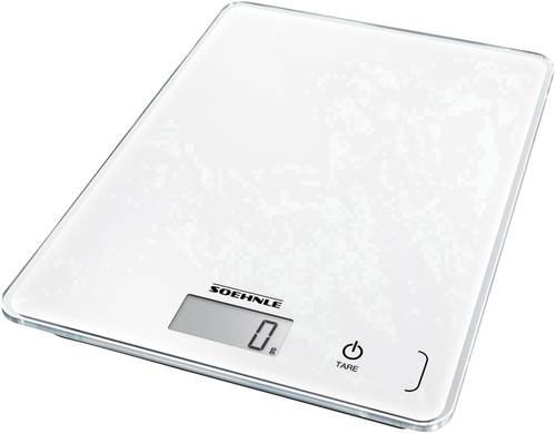 Soehnle KWD Page Compact 300 Digitale Küchenwaage mit Wandbefestigung Wägebereich (max.)=5kg Weiß von Soehnle