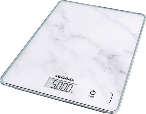 Soehnle Page Compact 300 Marble Digitale Küchenwaage digital Grau von Soehnle