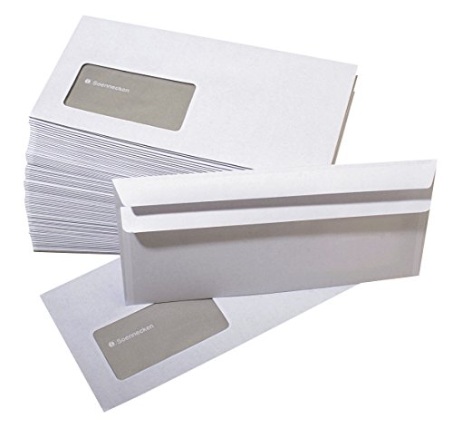 Soennecken Briefumschlag 2076 DL 75g mF sk weiß 100 St./Pack. von Soennecken
