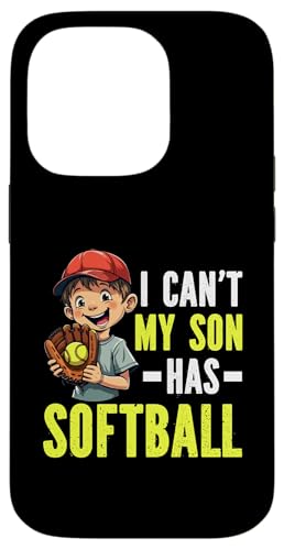 Hülle für iPhone 14 Pro Bucket Softball Vatertag von Softball Dad Gift for Men