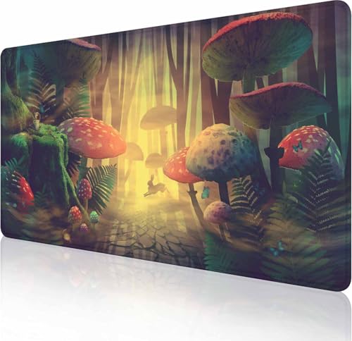 Großes erweitertes Gaming-Mauspad mit genähten Kanten, rutschfeste Gummiunterseite, Mauspad für Büro, Computer, Tastatur, Laptop und Schreibtischunterlage für Zuhause, 80 x 40 cm, fantastisches Großes erweitertes Gaming-Mauspad mit genähten Kanten, rutschfeste Gummiunterseite, Mauspad für Büro, Computer, Tastatur, Laptop und Schreibtischunterlage für Zuhause, 80 x 40 cm, fantastisches von Solekla