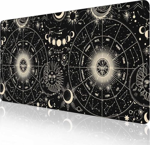 Moon Phases Schreibtischunterlage, Mauspad, große Schreibtischunterlage, Schreibtischunterlage auf Schreibtischen, Laptop, Computer, Tastatur, Mauspad, voller Schreibtisch, Gaming-Mauspad, XXL, 90 x Moon Phases Schreibtischunterlage, Mauspad, große Schreibtischunterlage, Schreibtischunterlage auf Schreibtischen, Laptop, Computer, Tastatur, Mauspad, voller Schreibtisch, Gaming-Mauspad, XXL, 90 x von Solekla