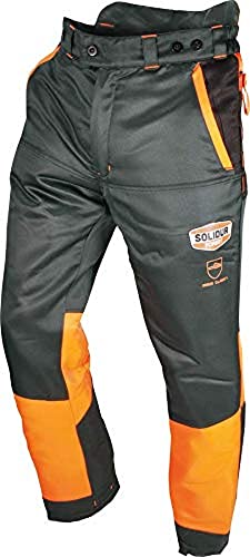 Solidur AUPA7P-2XL Pantalon Authentic Klasse 1 Typ A Kettensägenschutzhose, 100% Polyester, 7 cm länger, Größe 2XL von Solidur