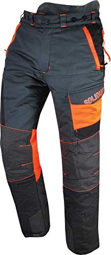 Solidur COPA7MGR - Comfy Typ A Klasse 1 Kettensägenhosen - Version 7 cm kürzer - Außergewöhnlicher Komfort und Schutz - Größe L - Grau von Solidur