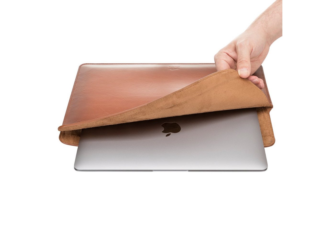 Solo Pelle Laptop-Hülle Solo Pelle Laptop-Hülle MacBook Pro 14 + 13 Zoll & Air Retina 13 Zoll 35,6 cm (14 Zoll), Extra Slim und perfekter Magnetverschluss von Solo Pelle