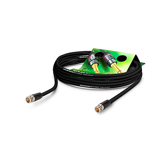 Sommer Cable VTGR-1000-SW-SW Video Anschlusskabel [1x BNC-Stecker-1x BNC-Stecker] 10.00m Schwarz, Multicolor von SommerCable