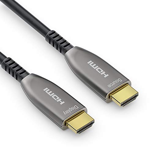 Sonero 10m HDMI Kabel 2.0b, Glasfaser Hybrid, UHD 2160P, 4K60Hz, 4:4:4, HDR, 18Gbps, schwarz von Sonero