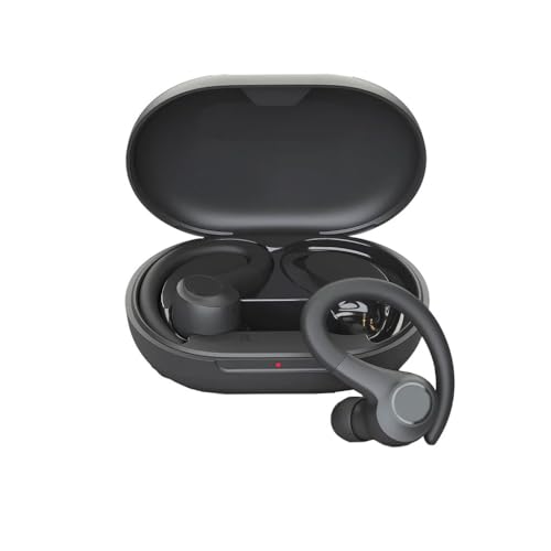 SonidoLab Vibe Sport Earbuds kabellose In-Ear Bluetooth Kopfhörer, 32h Bluetooth 5 Wiedergabe, kleine Passform, IP55, Dual Connect, autom. Einschalten & Verbinden von SonidoLab