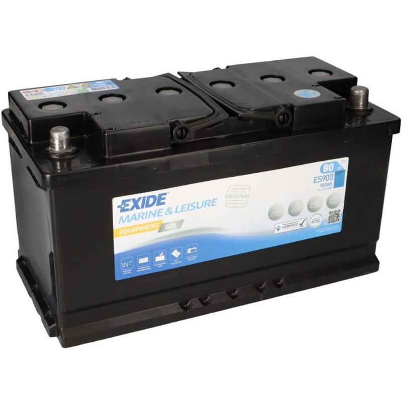 Exide Bleigel Akku ES 900 ersetzt G80 12V 80Ah von Sonnenschein / Exide