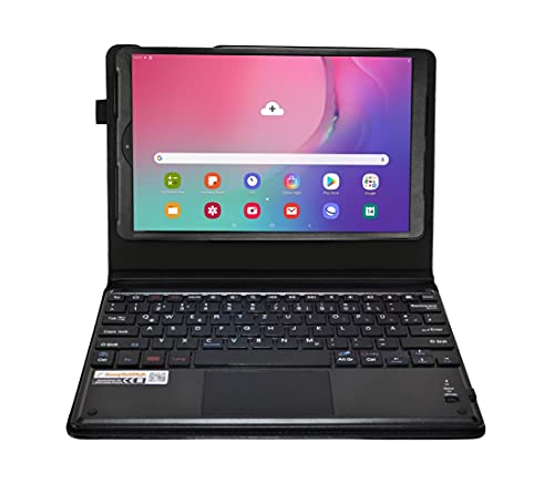 MQ21 für Galaxy Tab A 10.1 (2019) - Bluetooth Tastatur Tasche mit Multifunktions-Touchpad für Samsung Galaxy Tab A 2019 | Tastatur Hülle für Galaxy Tab A LTE SM-T515 WiFi T510 | Layout Deutsch QWERTZ von SonnyGoldTech