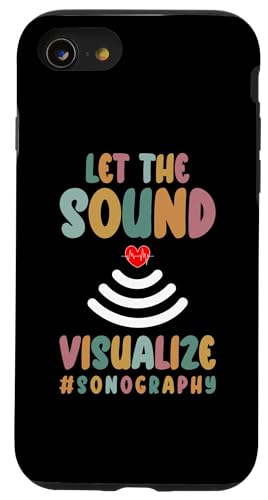 Hülle für iPhone SE (2020) / 7 / 8 Let The Sound Visualize Sonografie Ultraschall von Sonografie Design Ultraschall Arzt