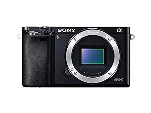 Sony Alpha 6000 Systemkamera (24 Megapixel, 7,6 cm (3") LCD-Display, Exmor APS-C Sensor, Full-HD, High Speed Hybrid AF) schwarz von Sony