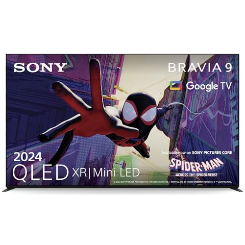 Sony BRAVIA 9 QLED (XR l Mini LED) 85 Zoll 4K HDR Google Smart TV (2024) | Gaming Features für Playstation 5, IMAX Enhanced, Dolby Vision Atmos, Chromecast, AirPlay, 120Hz K75R90 von Sony