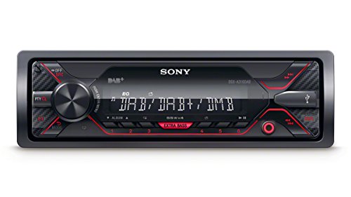 Sony DAB+ Autoradio DSX-A310DAB mit USB, FM/AM, AUX (rote Beleuchtung), ohne DAB+ Antenne von Sony