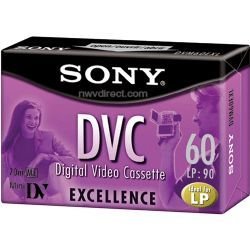 Sony DVM-60EX 60 Minuten Excellence Mini DV Videokassette von Sony