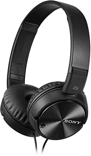 Sony MDR Kopfhörer (kabelgebunden, extra Bass) MDR-ZX110NC schwarz (Renewed) von Sony