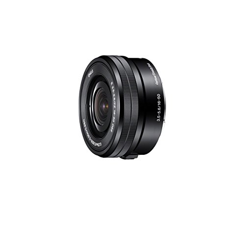 Sony SELP1650 Standard-Zoom-Objektiv (16-50 mm, F3.5–5.6, OSS, APS-C, geeignet für A6000, A5100, A5000 und Nex Serien, E-Mount) schwarz (Generalüberholt) von Sony
