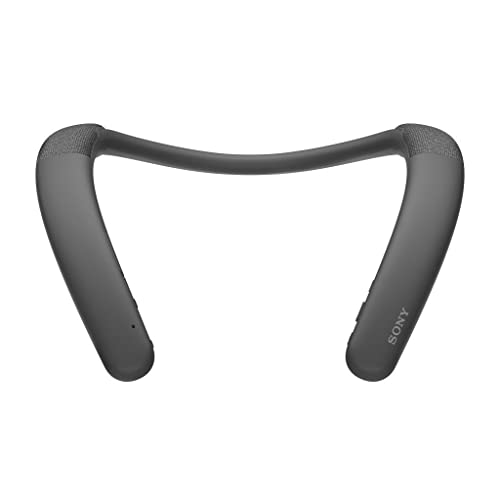 Sony SRS-NB10 - Kabelloser Bluetooth Nackenlautsprecher (integriertes Mikrofon, leicht, Freisprechfunktion, Mehrfachverbindung, 20h Akkulaufzeit, Schnellladefunktion), schwarz von Sony