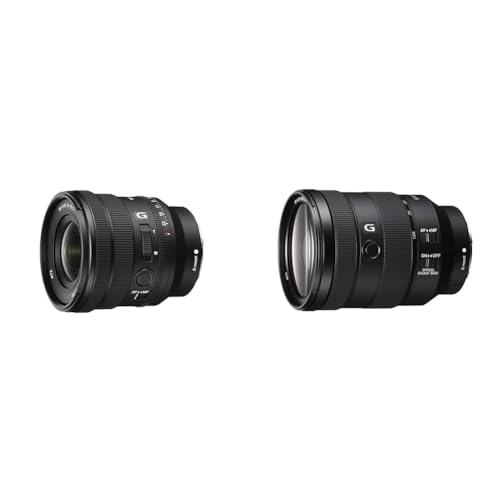 Sony Sony SELP1635G von Sony | FE PZ 16–35 mm F4 G Premium-Weitwinkel-Vollformatobjektiv der G-Serie mit Powerzoom & FE 24-105mm f/4 G OSS | Vollformat, Standardzoomobjektiv (SEL24105G) von Sony