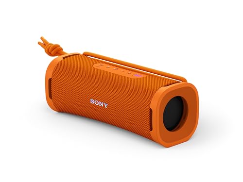 Sony ULT Field 1 - Kabelloser tragbarer Bluetooth-Lautsprecher mit ULT Power Sound, kraftvollem Bass, IP67, wasserdicht, staubdicht, stoßfest, 12h Akku, klare Gesprächsqualität, Outdoor - Orange von Sony