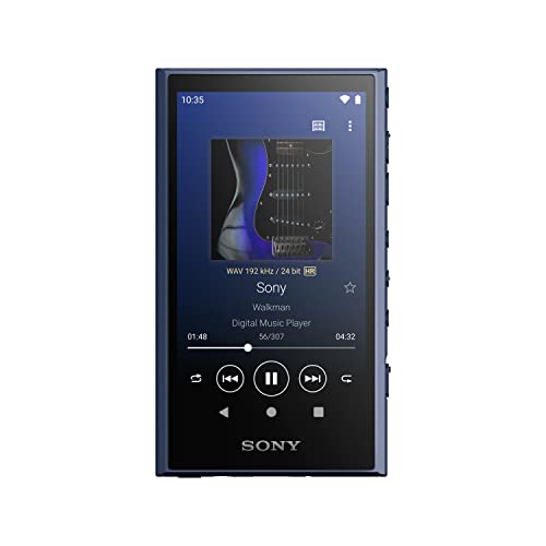 Sony Walkman NW-A306 Touchscreen MP3 Player - 32GB, Bis zu 36h Akkulaufzeit, Verbesserte Soundqualität, Wi-Fi-kompatibel für direkten Musikdownload & Musikstreaming, blau von Sony