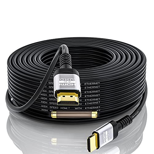 Soonsoonic 4K HDMI Kabel 22meter mit integriertem Signalverstärker | HDMI 2.0 Hochgeschwindigkeitskabel & 4K@60Hz 2K 1080P 3D ARC Ethernet Kabel | für UHD TV Monitor Laptop Xbox PS4/PS5 ect von Soonsoonic