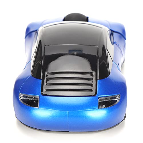 Sorandy 2.4GHz Kabellose Auto Maus, 3D Sportwagenform Ergonomische Optische Mäuse mit USB Empfänger, 1600 DPI Computer Maus mit LED Licht für PC Laptop Computer Kinder Mädchen Kleine Hände (Blau) von Sorandy