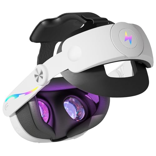 Soumit Komfort-Kopfband für Meta Quest 3, Elite-Kopfband kompatibel mit Meta Quest 3-Zubehör, VR-Headset, klappbar, verstellbar, verbesserte Unterstützung, längere Spielzeit von Soumit