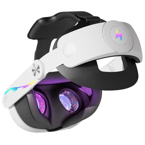 Soumit Komfort-Kopfband für Meta Quest 3, Elite-Kopfband kompatibel mit Meta Quest 3-Zubehör, VR-Headset, klappbar, verstellbar, verbesserte Unterstützung, längere Spielzeit von Soumit