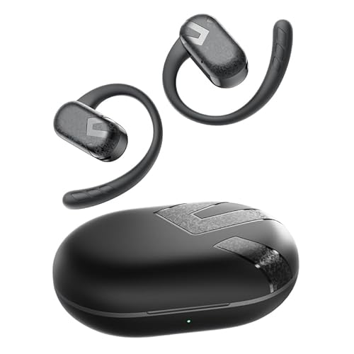 SoundPEATS GoFree Breezy Bluetooth Kopfhörer mit 12mm Dual-Magnet-Treibern, Open Ear Sport Kopfhörer, 90° Verstellbarem Design von SoundPEATS