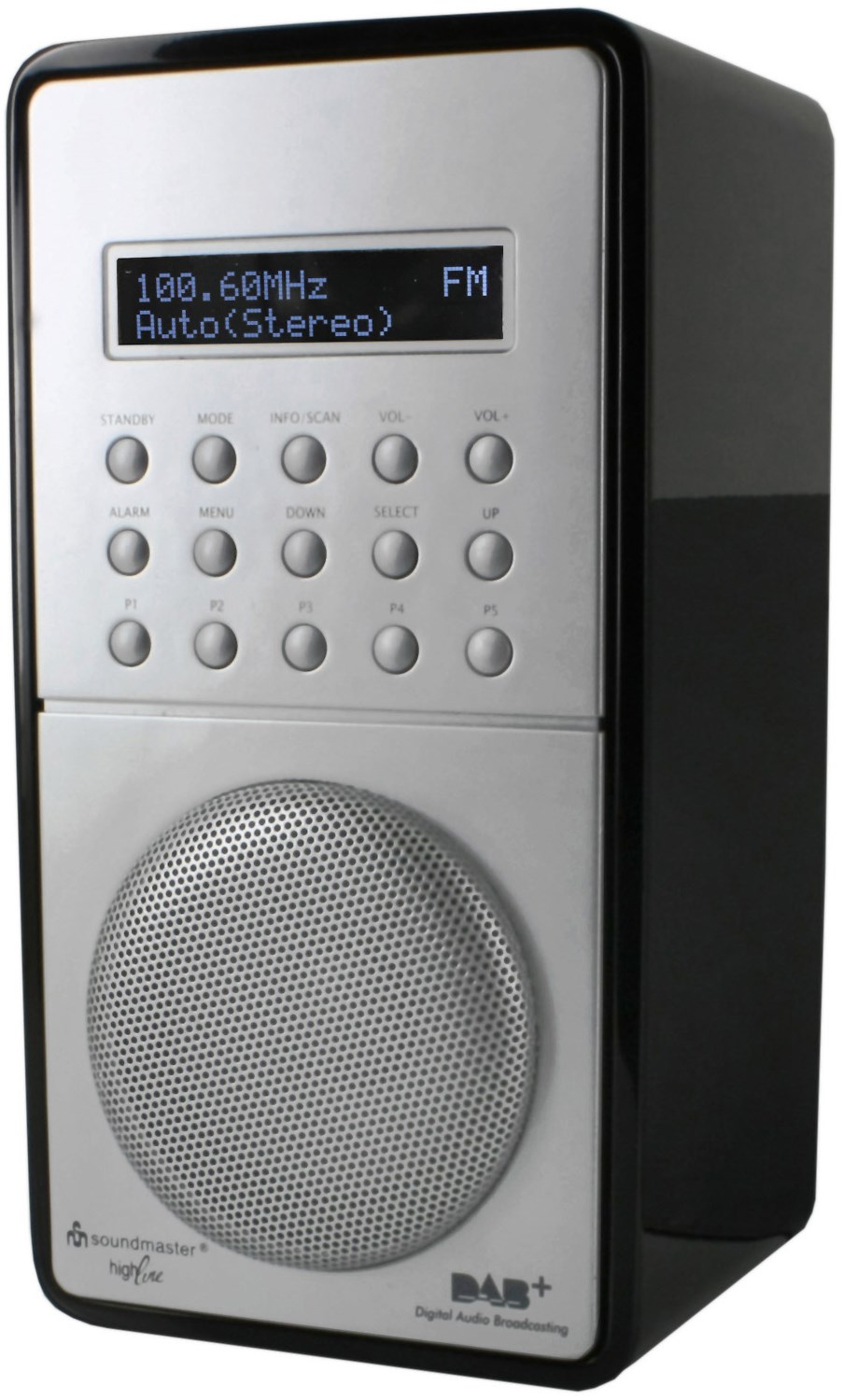 DAB100 Kofferradio mit DAB/DAB+ schwarz von Soundmaster