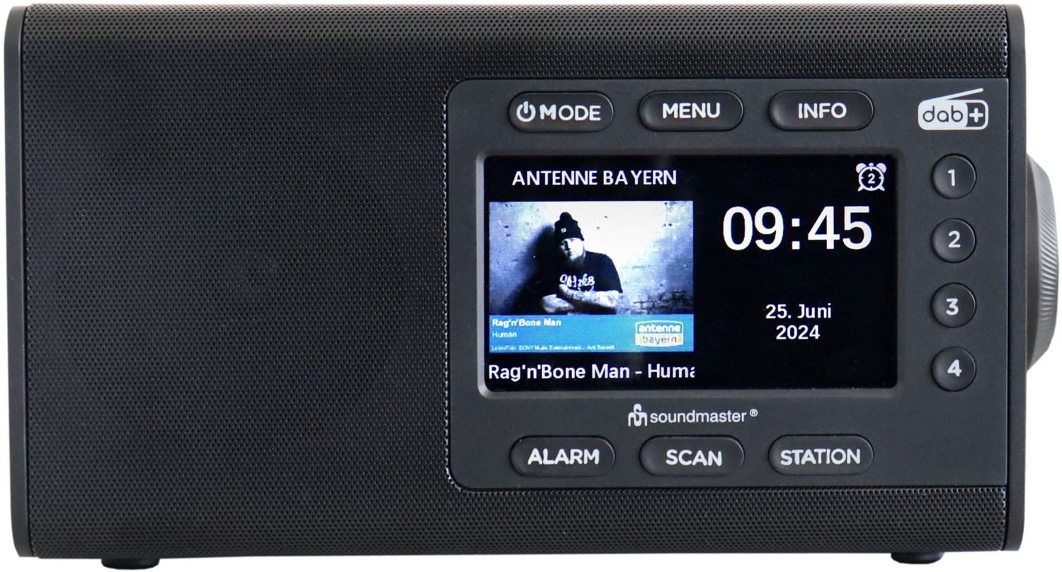 DAB900SW DAB Radioempfänger schwarz von Soundmaster