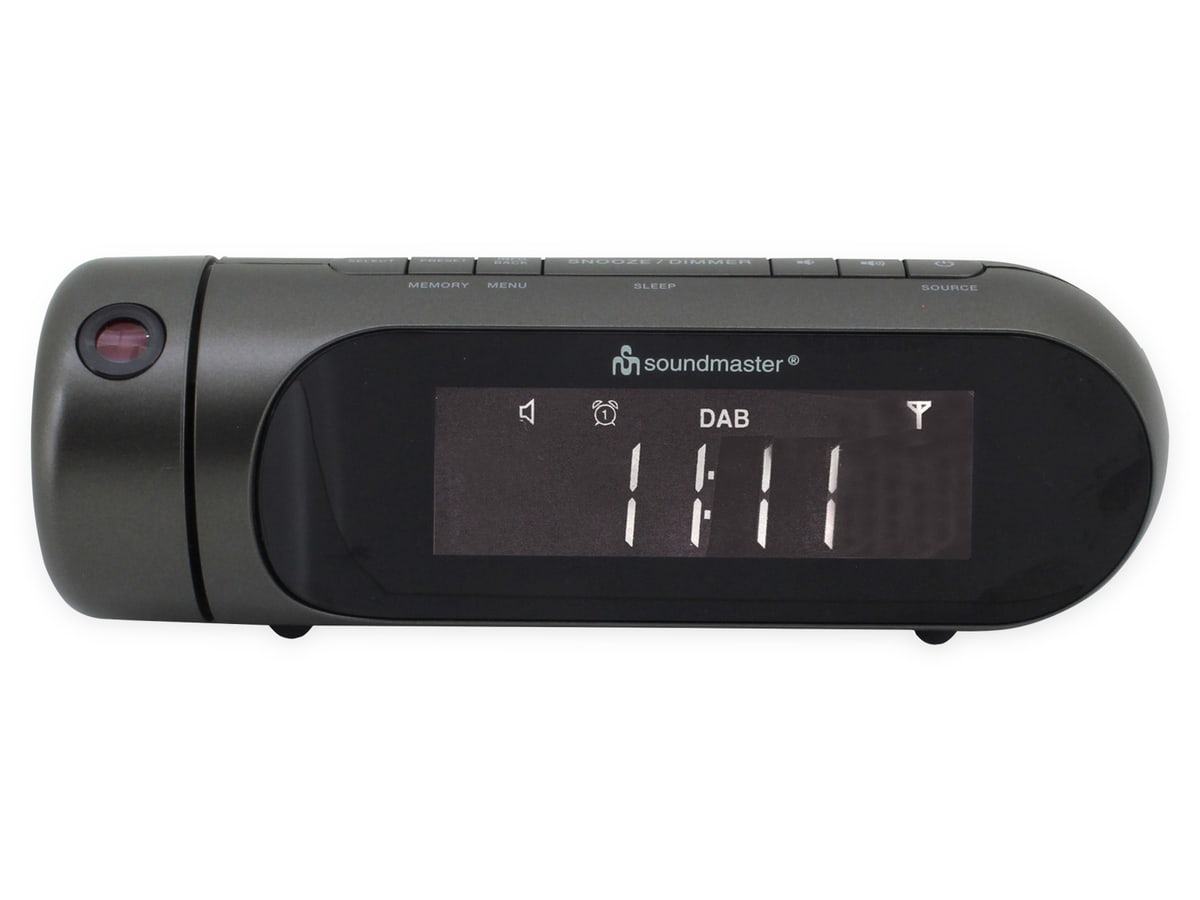 SOUNDMASTER DAB+/UKW-Uhrenradio UR6700AN, mit Zeitprojektion von Soundmaster