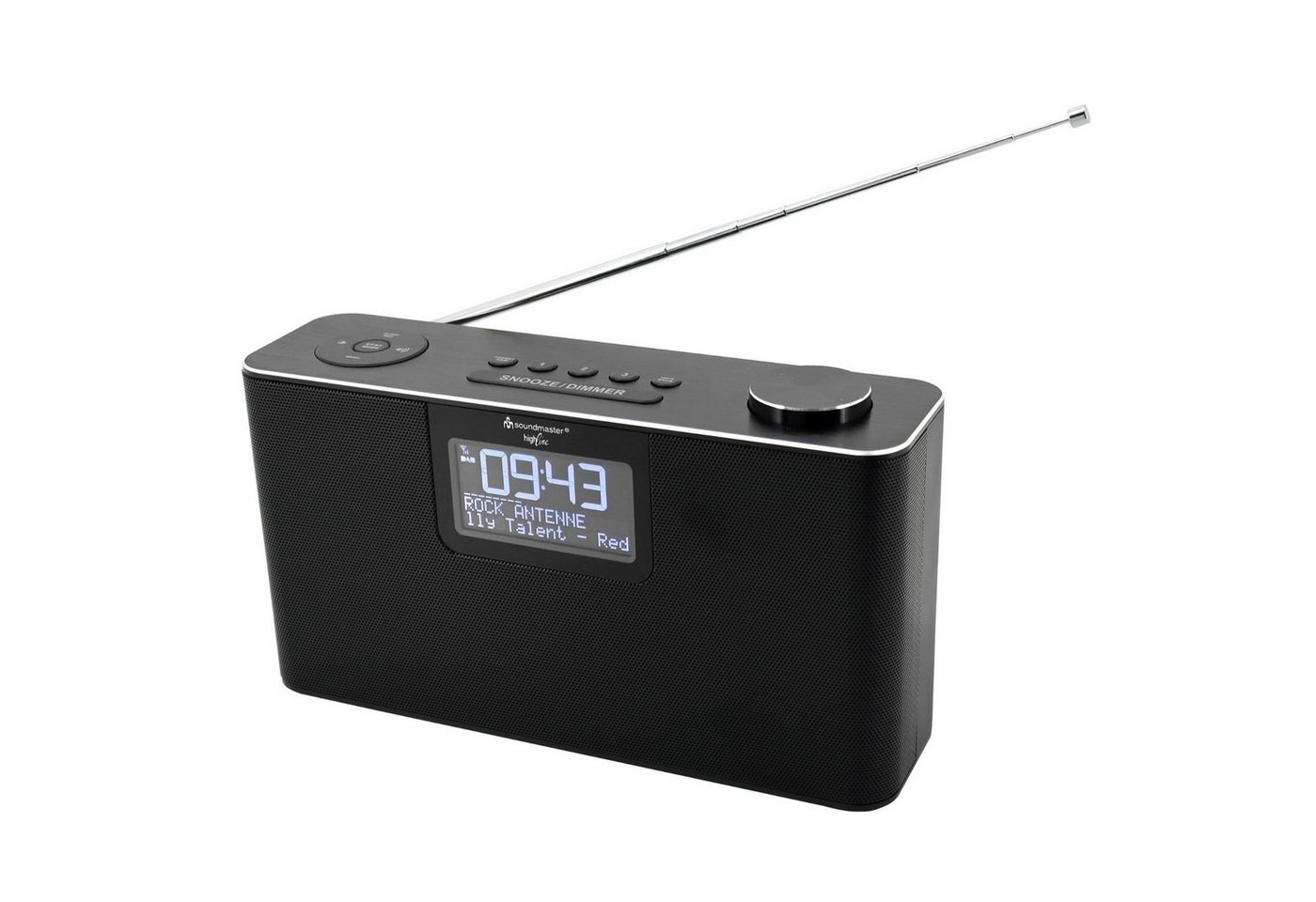 Soundmaster DAB700SW tragbares Digitalradio DAB+ USB SD Bluetooth Streaming 2x6 W Digitalradio (DAB) (DAB+, UKW-RDS, 12 W, DAB+, Bassverstärkung, Weckerfunktion, Einschlaffunktion, Bluetooth) von Soundmaster