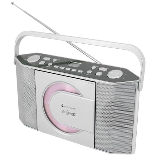 Soundmaster RCD1755SI tragbares Radio mit CD-Player UKW-PLL MP3 Kopfhöreranschluss von Soundmaster