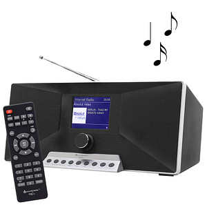 soundmaster IR3500SW Internetradio schwarz, silber von Soundmaster