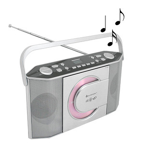 soundmaster RCD1755SI Tragbarer CD-Player von Soundmaster