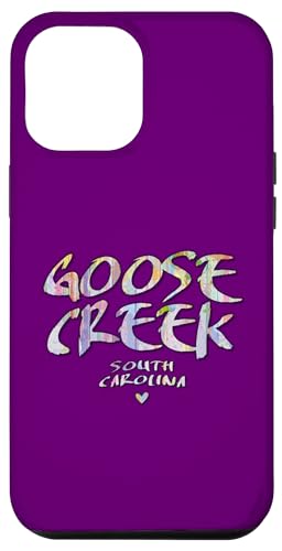 Hülle für iPhone 12 Pro Max Goose Creek South Carolina – Goose Creek SC Aquarell-Logo von South Carolina Arts and Culture
