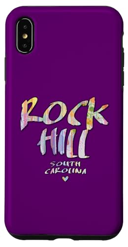 Hülle für iPhone XS Max Rock Hill South Carolina – Rock Hill SC Aquarell-Logo von South Carolina Arts and Culture