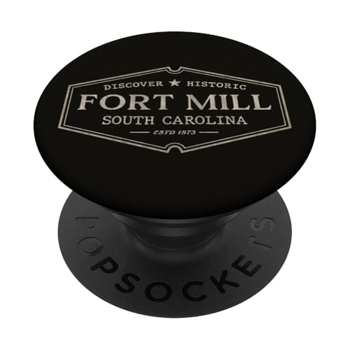 Fort Mill, South Carolina | Historisches Fort Mill, SC PopSockets Klebender PopGrip von South Carolina Standard Apparel Co.