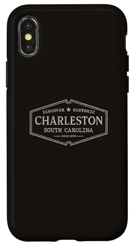 Hülle für iPhone X/XS Charleston South Carolina | Historisches Charleston SC von South Carolina Standard Apparel Co.