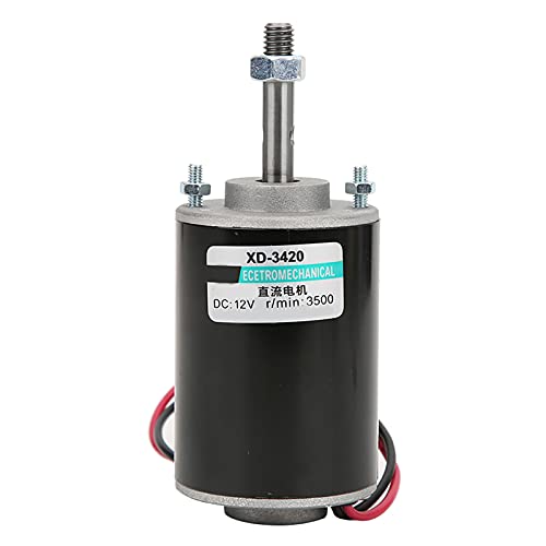 30 W Permanentmagnet-Gleichstrommotor Hochgeschwindigkeits-CW/CCW-Motor mit 3500/7000 U/min Hohem Drehmoment für Zuckerwattemaschine, Schleifmaschine (12V3000 U/min) von Spacnana